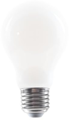 SILVER ELECTRONICS - Standard LED E27 Filament A Class Crystal Frost 1521lm 7,2W 3000K 300º 30.000h