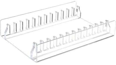 Okeeyseda Supporto da Tavolo per CD, Supporto per CD in Acrilico, Espositore per CD, Porta CD Fino A 12 Custodie Standard per CD