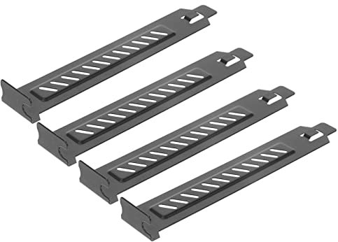 MOLUCKFU 20pcs Heat Dissipation Dustproof Baffle for Pci Slot Cover Vented Pci Slot Cover Stainless Steel Material for Case Mid Tower and Desktop Computer Case