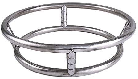 Wok-Ringregal, Edelstahl-Topfständer für Zuhause und Küche, Universal-Stützständer für Gas- und Induktionsherde (26 cm)