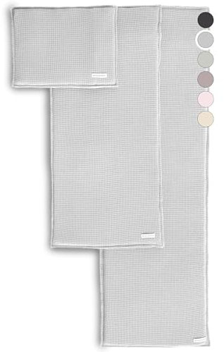 SAUNASOFA Sauna Sitzauflage 1-Sitzer – Auflage für Saunabank & Infrarotkabine aus Baumwolle – Waschbar, atmungsaktiv, handgemacht in Europa – Saunakissen in Grau