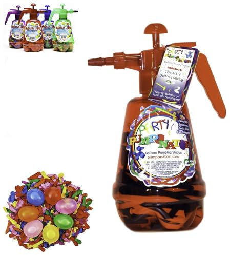 Water Balloon Pump Set, 2 In1 Air Water Bombs Balloon Pump, Hand Balloons Filler With 500 Waters Balloons, Waterballoon Tool For Kids Easy Fill, For Birthday Parties, Family Gatherings(random Color)