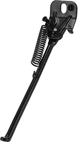 Fahrradständer für Kinder, Carbonstahl, rutschfest, Seitenständer für Kinder, Schwarz (14 Zoll)