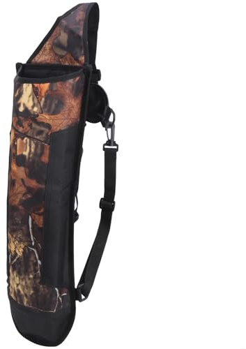 MechKit Köcher für Pfeile, Camouflage Leinwand Polyester Pfeilköcher Universeller Schulter Pfeile Rucksack Pfeilhalter für Bogenschießen Jagdschießen
