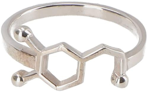Silberring Molukalar, Dopamin, eleganter Damenring aus 925er Silber