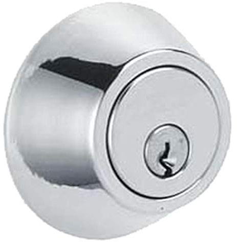Dexter by Schlage JD60625 Single-Cylinder Deadbolt, Bright Chrome by Schlage Lock Company