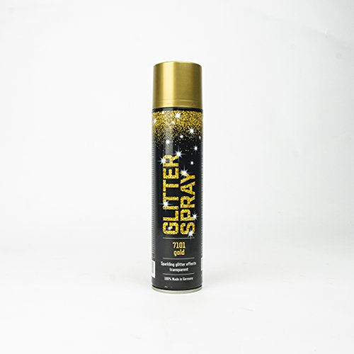 Sprühlack, Lackspray, Design Lack, Flitter Effektspray Gold 400 ml