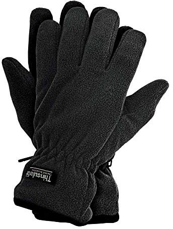 3M Arbeitshandschuhe aus Vlies, mit Thinsulate-Einlage Gr. 10 Schwarz