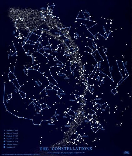 Star The Constellations Glow-In-The-Dark Map (Northern Hemisphere)