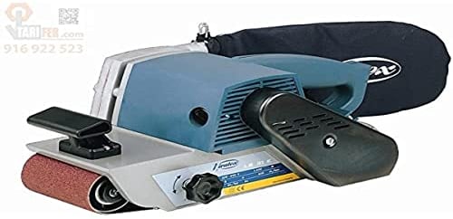 VIRUTEX 3200100 - Lijadora de banda LB31E con aspiración 230V 1200W superficie 175x100mm banda 690x100mm 6,8 Kg