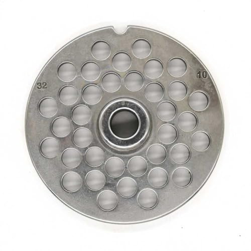 REBER PIASTRA TRAFILA PIASTRA TC. 32 D. 12 ACCIAIO TEMPERATO NON INOX per tritacarne elettrico n.32 diametro fori:12 millimetri