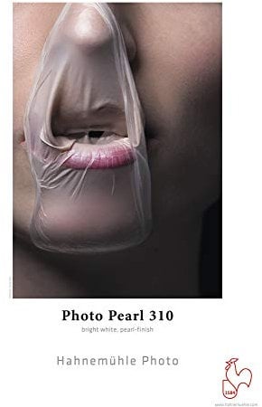 Hahnemühle 10643220 Photo Pearl Papier, 310 g/m², 17 Zoll Rolle, 432 mm x 25 m, hellweiß