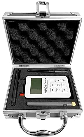 LATNEX RF Explorer 6G WB Plus – Schlank mit Aluminium-Tragetasche RF Explorer Pro Software für RF und Wifi Analyzer auf Windows und Mac