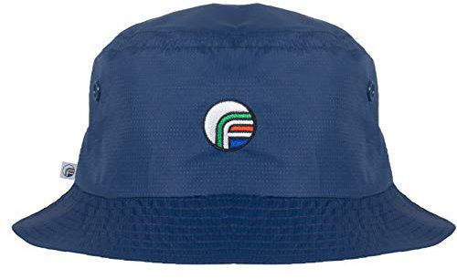 fan originals Bucket Hat - Classic All Navy - Embroidered Logo S/M