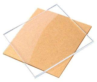 GL LED - Pack 5 piezas Metacrilato transparente 5 mm A4 (210x297mm) Placa Acrílico transparente, ideal para bricolaje, decoración, grabados con CNC