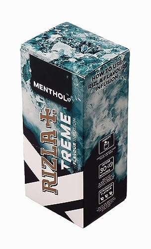 RIZLA Aromakarten Menthol XTreme, zum Aromatisieren von Zigaretten, 25 Karten pro Box 2 Boxen (50 Karten)