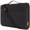 DOMISO Laptoptasche 14 zoll Laptop Hülle Tasche Kompatibel mit 15 Zoll MacBook Air M4/A3241 M3/A3114 M2/A2941,Wasserabweisend Laptophülle Sleeve mit Schultergurt,Schwarz
