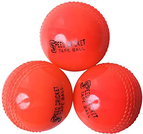 ADS SPORTS Wind Cricket Ball for Training & Coaching & Practice 3 Balls (Orange)