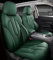 Auto Schonbezüge Echtes Leder Autositzbezug Komplettset Für Mercedes Für Benz Für Viano GLK GLA GL CLA CLS CLK SLK GLE GLS GLC Für Vito A180 A200 Auto-Sitzbezüge (Color : Dunkelgrün)