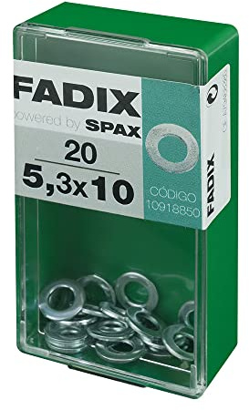 Box S, 20 Stück, Zink, 5,3 x 10 mm, Fadix