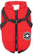 Voarge Hundejacke Winterweste Jacken, Hundemantel mit Geschirr für Kleine Hunde Hundemantel Wasserdicht Maschinen Waschbarer Reflektierender Streifen Design Haltbarer D-Ring (XL, Rot)