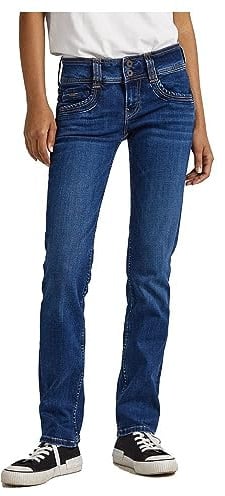 Pepe Jeans Damen Gen Jeans, Blau (Denim-xv2), 27W / 34L EU