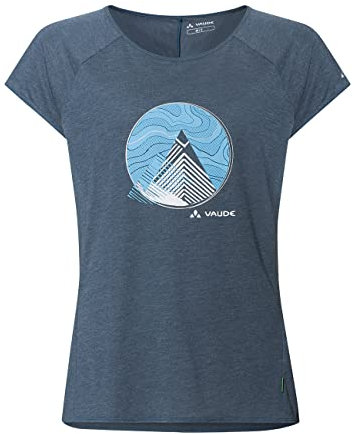 VAUDE Damen Women's Tekoa Ii T-Shirt, Dark Sea Uni, 36 EU
