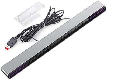 Barra Sensore per, Ricevitore Barra Sensore IR Cablato di Ricambio per Console U Motion Plus con Supporto Stabile, Ricevitore Segnale Sensore di Movimento