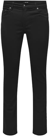 Only & Sons Male Slim Fit Jeans ONSLOOM Niedrige Taille Slim Fit Jeans