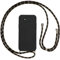 Vauki Funda para Xiaomi Poco X3 NFC/X3/X3 Pro con Cuerda, Carcasa Silicona AntiChoque con Correa, Case con Ajustable Colgante Collar Suave Cuello para Xiaomi Poco X3 NFC/X3 Pro, Cordón-Negro