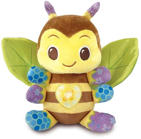 VTech-Baby Mielisa la abejita, Peluche Musical Interactivo, Regalo para bebés +3 Meses, Fabricado con Botellas de plástico recicladas, Contenido en español