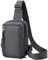 Sling Bag Brusttasche Klein Herren Damen Schultertasche Wasserdicht Schulter Umhängetasche Klein Crossbody Handytasche für Jungen und Mädchen die Outdoor Sportarten wandern (grau 2)