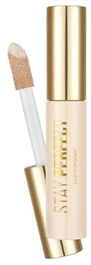Flormar Stay Perfect Concealer - Flüssig-Concealer mit Jumbo-Applikator – Hohe Deckkraft & cremige Textur gegen Augenringe, Rötungen & Unreinheiten – 1 Fair