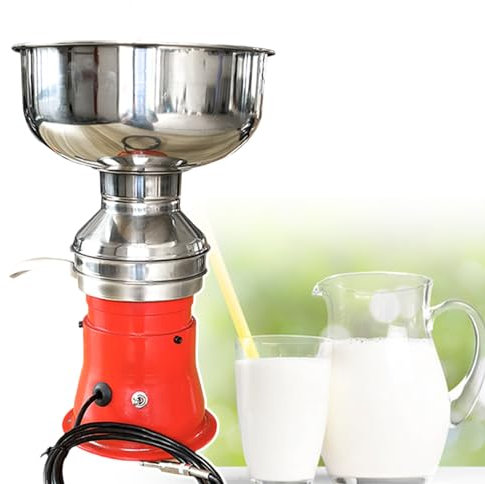 Separatore Centrifugo Per Panna In Acciaio Inossidabile, Centrifuga Da Cucina Con Separatore Di Panna Elettrico 50L/H, Sgrassatore Per Latte, Per Burro, Panna E Latte Scremato