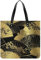 FZRTGOP Japanischer Fächer Damen Shopper Handtasche Umhängetasche Schultertasche Für Büro Schule Einkauf 39x39cm