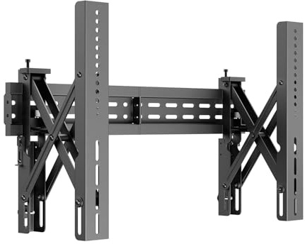 AISENS VW70LPO-255 - Videowandhalterung mit Pop-Out-Funktion für TV, 70 kg, 37-70, Schwarz