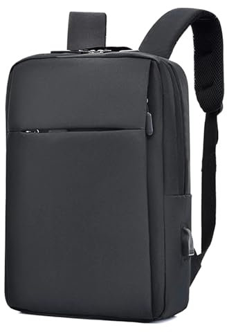 JMORCO Laptop Rucksack Laptop-Rucksack, Reisetasche, wasserdichter Herrenrucksack(Black)
