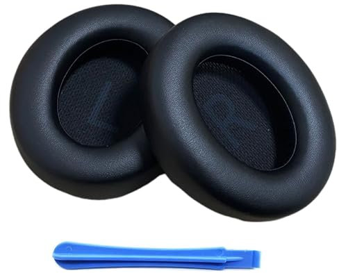 Replacement Ear Pads Cushions for Anker Soundcore Space Q45 Headphones, Space Q45 Protein Leather Earpads with Isolation Foam, Headset Ear Cushion Repair Parts