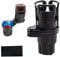 FANWINKJ Adjustable Car Cup Holder Expander, Universal Extender for Large Bottles, Expandable Holder for Water Bottles & Coffee Mugs, Black Adapter for Most Vehicles