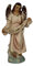 ZICOM Krippenfigur Engel Bethanien natürlich ca. 8cm Polyresin handbemalt