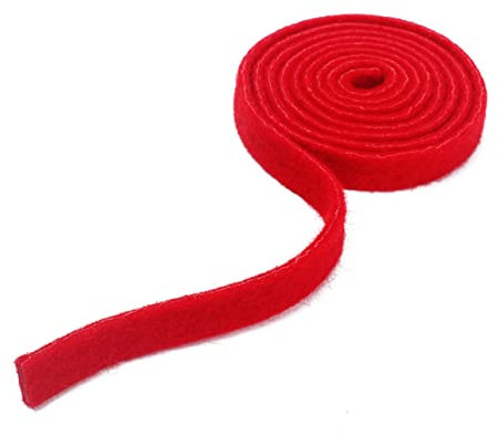 JOINPAYA Piano Temperament Streifen Roter Wollfilz Klavierstimmzubehör Praktisches Stummschaltband Für Zwei Oktaven Musikinstrumente Klavierstimmer Werkzeug