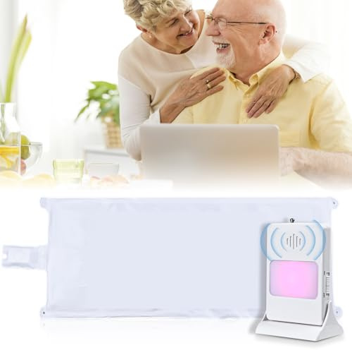 Bed Sensor Pad & Pager Bed Alarm for Elderly Adults Bed Pressure Sensor Pad with Alarm Dementia Patients Caregiver Fall Prevention for Elderly