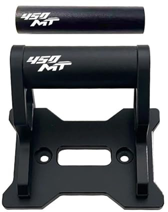 Soporte De Navegación para Motocicleta para CFMOTO 450MT 450 MT 2024 2025, Extensión De Soporte para GPS Y Smartphone. Soporte Placa Navegación GPS Teléfono Móvil(Negro 1,12-22 mm)
