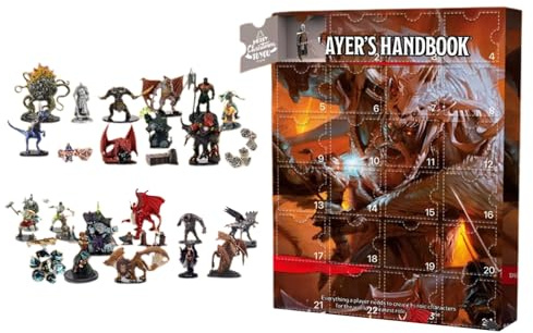 Dungeons Dragons Adventskalender 2025 | 24 Tage Adventskalender Dungeons Drachen Anhänger Weihnachtskalender | 2D Acryl Niedliche Drachen Weihnachtsschmuck für Drachenliebhaber und Familien