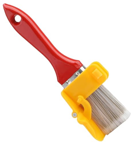 Twzqsyw Paint Edger Cutting in Tools for Painting, Nylon, Red + Yellow, 20 * 4cm, 20 centimeters, Home Office Room Wall Ceiling Edges Detail Trim