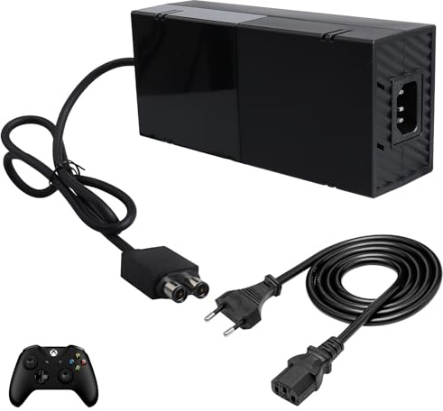 Cargador de Fuente de Alimentación para Xbox One, Kit de Reemplazo de Cable de Cargador Adaptador de CA de 100-240 V, Versión Mundial, Bloque de Alimentación para Xbox One para Uso Mundial