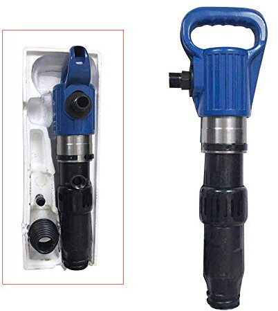Druckluftmeißel G15,Presslufthammer Pneumatisch Mit 55J Schlagenergie,16Hz Meißelhammer Aus Stahl,0.63MPa Luftdruck,Für Beton,Stein,Abbrucharbeiten