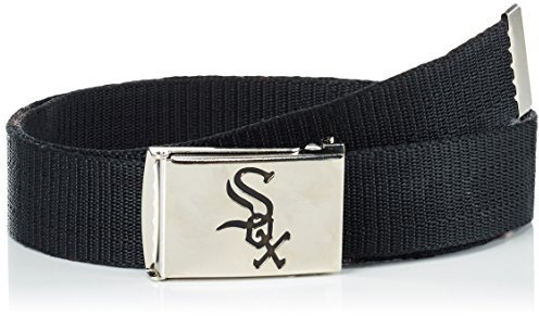 MSTRDS Unisex Belt MLB Woven Single Gürtel, Schwarz (CW Black 0222,1287), 100 cm (Herstellergröße: One Size)