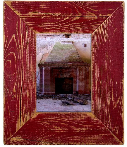 Mein Landhaus Bilderrahmen Rot Leiste 7cm 50X70
