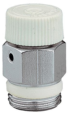 Válvula de obturación de 3/8Caleffi radiador Manual de ventilación de Aire de Purga Clave sin Necesidad